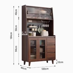 Modern Storage Wood Cabinet Complete Sheets Level Full Tall Kitchen Cabinet Closet Nordic Luxury Armoire De Rangement Furniture