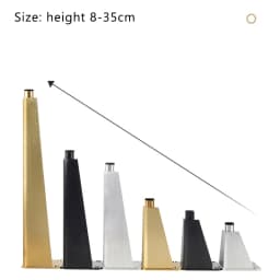 Aluminum Alloy Furniture Hardware Legs Adjustable Anti-rust Bathroom Cabinet Feet Sofa Coffee Table TV Cabinet Support Feet