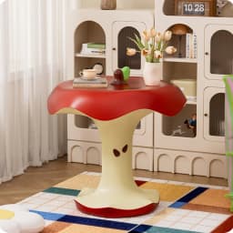 Home Decor Creative Apple Statue Side Tables Floor Decor Simple Home Furniture Living Room Sofa Corner Tables Housewarming Gifts