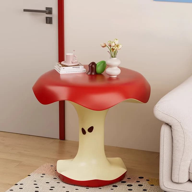 Home Decor Creative Apple Statue Side Tables Floor Decor Simple Home Furniture Living Room Sofa Corner Tables Housewarming Gifts