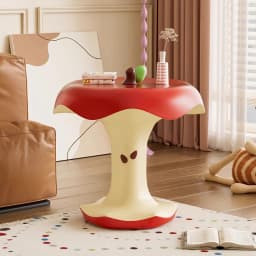 Home Decor Creative Apple Statue Side Tables Floor Decor Simple Home Furniture Living Room Sofa Corner Tables Housewarming Gifts