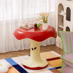 Home Decor Creative Apple Statue Side Tables Floor Decor Simple Home Furniture Living Room Sofa Corner Tables Housewarming Gifts