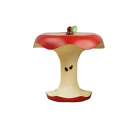 Home Decor Creative Apple Statue Side Tables Floor Decor Simple Home Furniture Living Room Sofa Corner Tables Housewarming Gifts