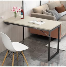 Wall Mounted Folding Dining Table Small Unit Wall Connected Coffee Tables Kitchen Operation Invisible Study Desk Table