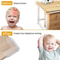 4/8/10/12Pcs Baby Safety Silicone Protector Table Corner Edge Protection Cover Transparent Anti Collision Soft Guard Home Tool
