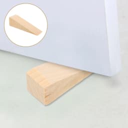 10 Pcs Wooden Wedge Doorstop Block Stopper Floor Mat Wedges Solid Doorstops Chock Wooden Wedge Door Blockerurity