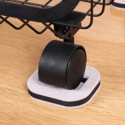 5pcs Office Chair Wheel Stopper Furniture Parts Caster Cup Prevents Scratches Wood Floor Carpet for Roller Feet Anti-slip Mat