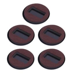 5pcs Office Chair Wheel Stopper Furniture Parts Caster Cup Prevents Scratches Wood Floor Carpet for Roller Feet Anti-slip Mat