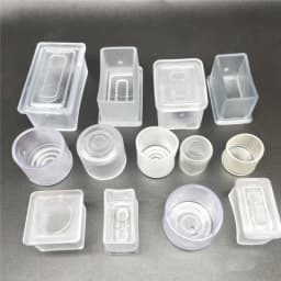 Transparent Square Furniture feet Caps Wood Floor From Scratches Protectors Pads Non-slip Mute Rubber Leg Mat 15x30mm~35x35mm
