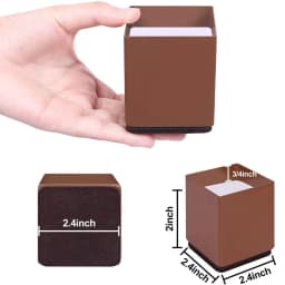 2/4 PCS Upgrade Solid Steel Bed Risers Furniture Raisers Heavy Duty Square Round Bed Lifts Desk Table Chair Sofa Feet Risers
