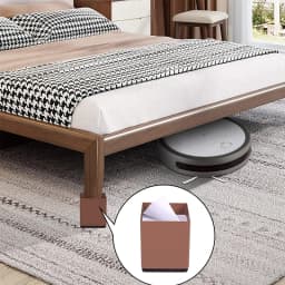 2/4 PCS Upgrade Solid Steel Bed Risers Furniture Raisers Heavy Duty Square Round Bed Lifts Desk Table Chair Sofa Feet Risers