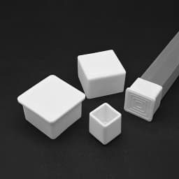 2-100Pcs Round Square Rectangular Chair Leg Caps White Furniture Foot Table End Covers Pipe Plug Floor Protector Non-slip Cover