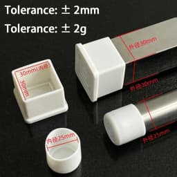 2-100Pcs Round Square Rectangular Chair Leg Caps White Furniture Foot Table End Covers Pipe Plug Floor Protector Non-slip Cover