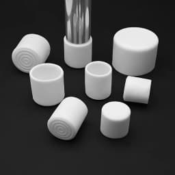 2-100Pcs Round Square Rectangular Chair Leg Caps White Furniture Foot Table End Covers Pipe Plug Floor Protector Non-slip Cover