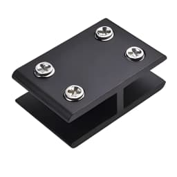 4Pcs Aluminum Glass To Glass Joint Clamp Bracket Cubicle Partition L H T Cross Shaped Joiner