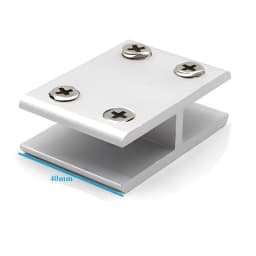 4Pcs Aluminum Glass To Glass Joint Clamp Bracket Cubicle Partition L H T Cross Shaped Joiner