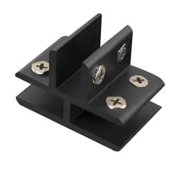 4Pcs Aluminum Glass To Glass Joint Clamp Bracket Cubicle Partition L H T Cross Shaped Joiner