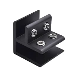 4Pcs Aluminum Glass To Glass Joint Clamp Bracket Cubicle Partition L H T Cross Shaped Joiner