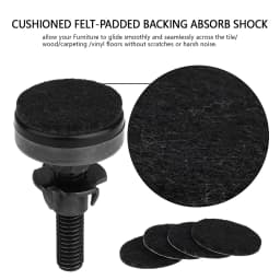 4 Pack Furniture Levelers Heavy Duty Furniture Leveling Feet Adjustable Furniture Legs for Cabinets Tables Chairs Sofa Raiser
