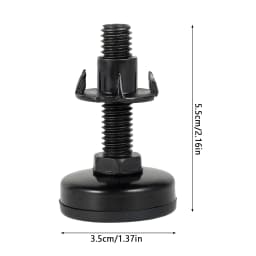 4 Pack Furniture Levelers Heavy Duty Furniture Leveling Feet Adjustable Furniture Legs for Cabinets Tables Chairs Sofa Raiser