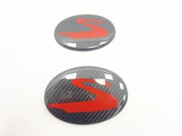 Supra A90 A91 MK5 Customized Replacement Carbon Fiber Front & Rear Emblem Badge For 2020+ GR