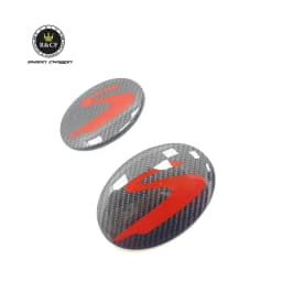 Supra A90 A91 MK5 Customized Replacement Carbon Fiber Front & Rear Emblem Badge For 2020+ GR