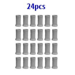 24PCS Chair Leg Socks High Elastic Chair Leg Floor Protectors with Anti-Slip PadsThick Chair Leg Caps Furniture Pads Covers Set