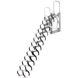 Multifunctional Home Furniture Invisible Folding Ladder Indoor Outdoor Telescopic Stairs Aluminum Alloy Thickened Ladders
