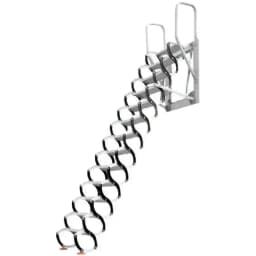 Multifunctional Home Furniture Invisible Folding Ladder Indoor Outdoor Telescopic Stairs Aluminum Alloy Thickened Ladders