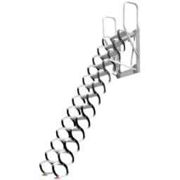 Multifunctional Home Furniture Invisible Folding Ladder Indoor Outdoor Telescopic Stairs Aluminum Alloy Thickened Ladders