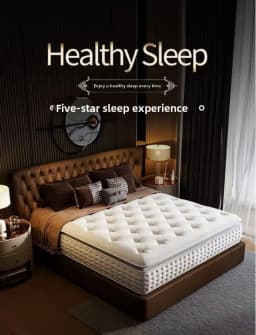 Luxury Mattress Bed 5 Star Hotel 11" Individually Wrapped Inner Spring Latex Mattress King Size Bed Mattress