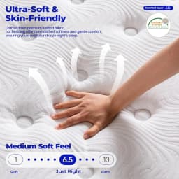 Luxury Mattress Bed 5 Star Hotel 11" Individually Wrapped Inner Spring Latex Mattress King Size Bed Mattress