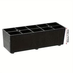 4pcs Plastic Furniture Legs L-shape And One Line Shape Sofa Legs Coffee Table and Bed Legs Rectangle Couch Leg Plinth