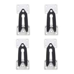 1/4pcs Sectional Sofa Seat Connector Alligator Clip Furniture Joint Snap Couch Tension Clamps Hardware Bracket