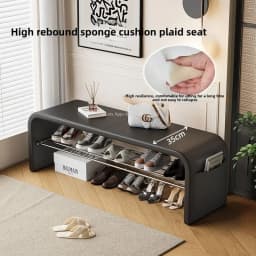 Shoe Changing Stool, Door, Household, Entrance, Entrance, Light Luxury, High-end Sense, Long Sofa
