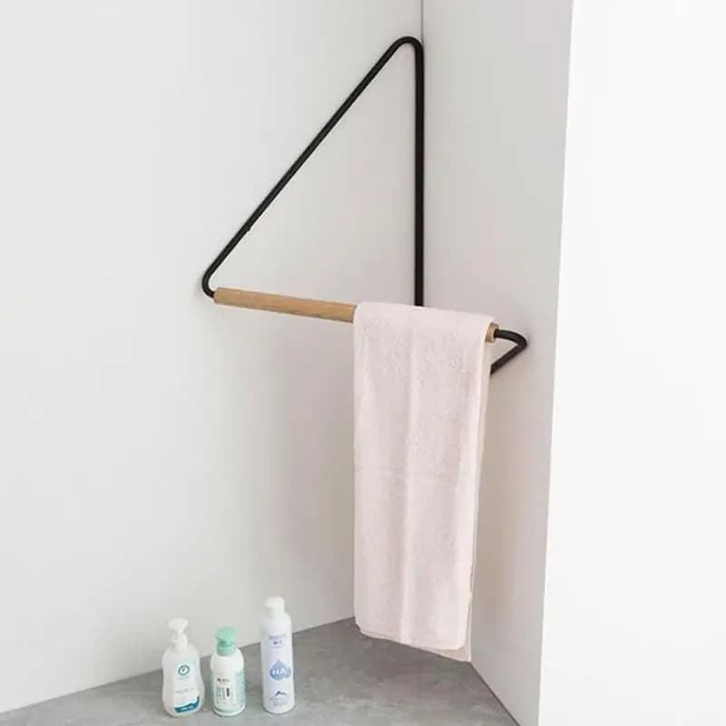 Corner Hanger Wrought Iron Wooden Coat Rack Creative Modern Minimalist Wardrobe Muebles Para Hogar Open Closet Bedroom Furniture