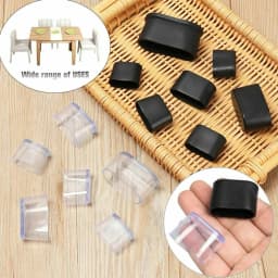 10Pcs Rubber Chair Leg Cap Oval Covers Furniture Table Feet Floor Protectors For Outdoor Patio Garden Office Home Furniture
