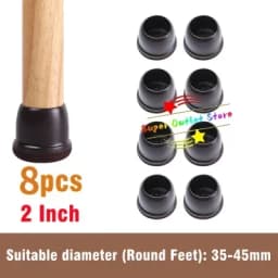 Table Chair Leg Protector Covers Thick Rubber Furniture Pads Floor Protectors Household No Scratches Reduce Noice Feet Caps Tool