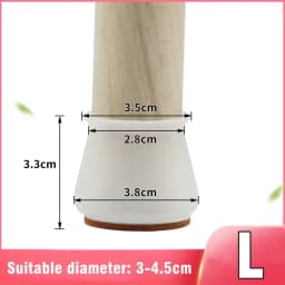 Table Chair Leg Protector Covers Thick Rubber Furniture Pads Floor Protectors Household No Scratches Reduce Noice Feet Caps Tool