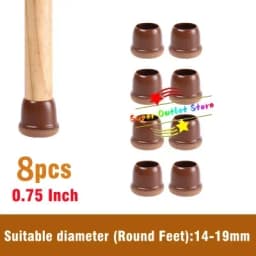 Table Chair Leg Protector Covers Thick Rubber Furniture Pads Floor Protectors Household No Scratches Reduce Noice Feet Caps Tool