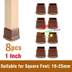 Table Chair Leg Protector Covers Thick Rubber Furniture Pads Floor Protectors Household No Scratches Reduce Noice Feet Caps Tool