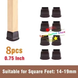 Table Chair Leg Protector Covers Thick Rubber Furniture Pads Floor Protectors Household No Scratches Reduce Noice Feet Caps Tool