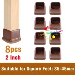 Table Chair Leg Protector Covers Thick Rubber Furniture Pads Floor Protectors Household No Scratches Reduce Noice Feet Caps Tool