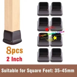Table Chair Leg Protector Covers Thick Rubber Furniture Pads Floor Protectors Household No Scratches Reduce Noice Feet Caps Tool