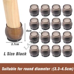 16pcs Upgraded silicone chair legs floor protectors Non-Slip Feet Pads For furniture Table Legs Sock Cover Felt Floor Protection