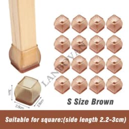 16pcs Upgraded silicone chair legs floor protectors Non-Slip Feet Pads For furniture Table Legs Sock Cover Felt Floor Protection