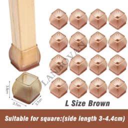 16pcs Upgraded silicone chair legs floor protectors Non-Slip Feet Pads For furniture Table Legs Sock Cover Felt Floor Protection