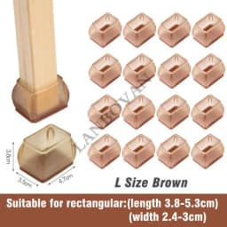 16pcs Upgraded silicone chair legs floor protectors Non-Slip Feet Pads For furniture Table Legs Sock Cover Felt Floor Protection