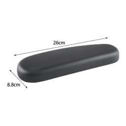 1 Pairs Gaming Chair Armrest Arm Pads Replacement Soft Support Armrest Accessories Computer Chair Armrest Caps Left and Right