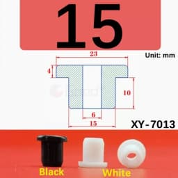Black Silicone Hole Stopper Plugs Rubber Grommets Sealing Gasket 5~33.3mm For Cable Wire Protect Gaskets